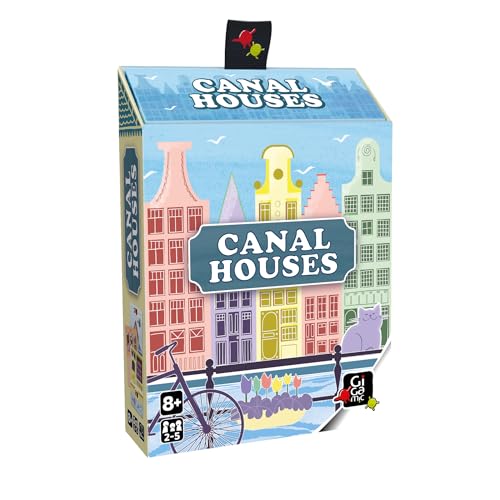 Gigamic Canal Houses Card Game, Amsterdam Theme, for 2-5 Players, Ages 8 and Up