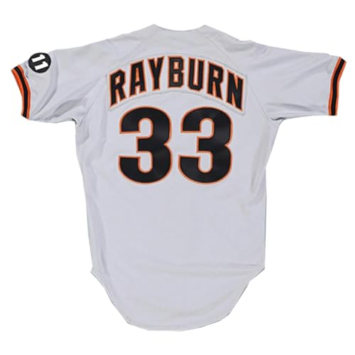 Camisa de béisbol Rayburn 33, abotonada para hombre, estilo Hip Hop con costuras miniatura 1