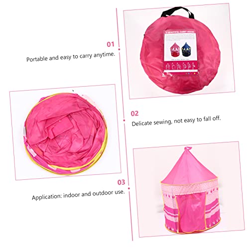 KOMBIUDA Kinder Tentje Kinder Tipi Tent Binnen Tenten Voor Kinderen Binnen Tentje Voor Kinderen Binnentent Voor Kinderen Kindertent Binnen Sluiter Deuren Baby Kinderkamer Kleding Stof - Afbeelding 4