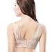 KAHIOE Pocket Bra with Lighe Silicone Breast Fake Froms Mastectomy Bra Cancer Fill Artificial Boobs Light Beige