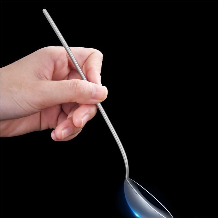 4/6/8/10/12 Pcs Dinner Spoons Set, Food-Grade Stainless Steel Large Tablespoons, Metal Cutlery Spoon, Soup Spoon, Spoons Silverware for Home, Kitchen or Restaurant, Mirror Polished, Dishwasher Safe 8