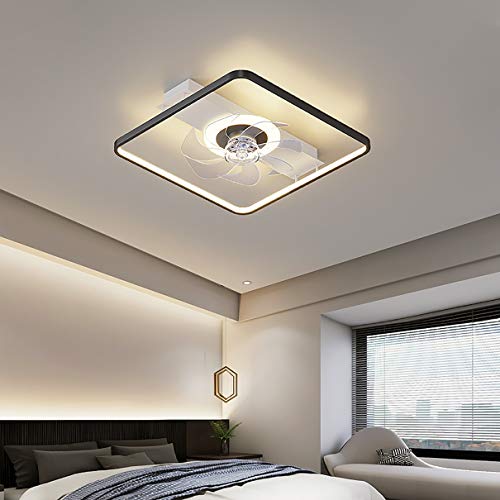 YUNZI Moderno LED Ventilatore da Soffitto con Luce...