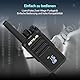 Retevis RT668H Funkgeräte, Walkie Talkie mit 10-in-1 Ladegerät, funkgeräte Set mit Bildschirm, Lizenzfrei PMR Funkgerät mit Headset, Funkgeräte Reichweite für Hotel, Sicherheit (10 STK, Schwarz)