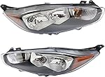 Garage-Pro Headlight Compatible with 2014-2019 Ford Fiesta Driver and Passenger Side SET CAPA