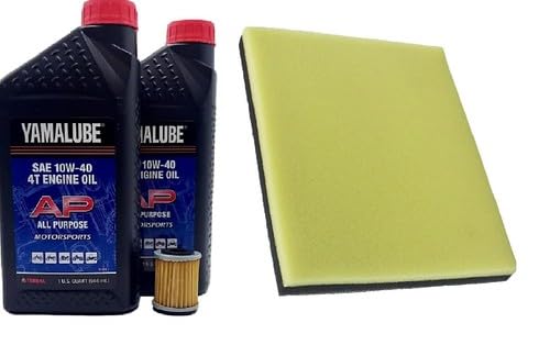 Image of Yamaha XT 225 / Yamaha SEROW (1992-2007) all Models Oil and Air Filter Change Kit Yamaha Part# 5H0-13440-09-00 and 2 Quarts All Purpose LUB-10W40-AP-12