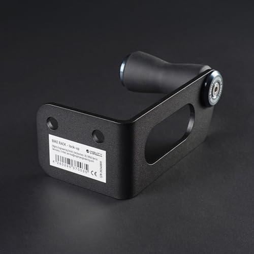 MIGHTY ENGINEERING LOCK-UP Fahrrad Wandhalterung – Vertikale Bike-Aufbewahrung mit Felgenschutz, abschließbarer Schloss-Öse, für Rennrad, MTB & E-Bike – robuste Wandhalter für Wohnung, Keller & Garage