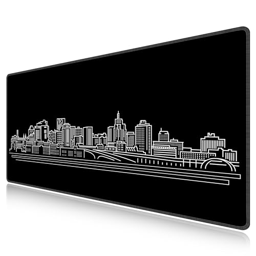 Grand tapis de souris gamer noir LL-COEUR 1200x600x3MM pour bureau PC XXL