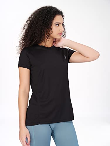 Image of TECHNOSPORT Women's 100% Polyester Regular Fit T-Shirt