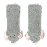 ooohyeah Women’s Slipper Socks, Llama, Unicorn, Penguin, Pig, Bunny, Kitty, Super Warm Cozy Soft Pet Animal Sherpa Slippers (My Elephant)