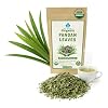 Organic Pandan Leaves - Dried Pandanus Loose Leaf - Gourmet Herbal Tea - Thai Spice for Desserts Stews and Curries - Cut and Sifted - 1 OZ