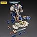 JOYTOY Warhammer 40,000 Action Figure 1/18 Ultramarines Primaris Captain with Relic Shield and Power Sword Collection Model Figures 4.88inch
