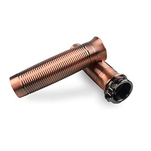 Poignées de Guidon Moto 1 '/ 26mm CNC Aluminium pour Harley Sportster (Cuivre)