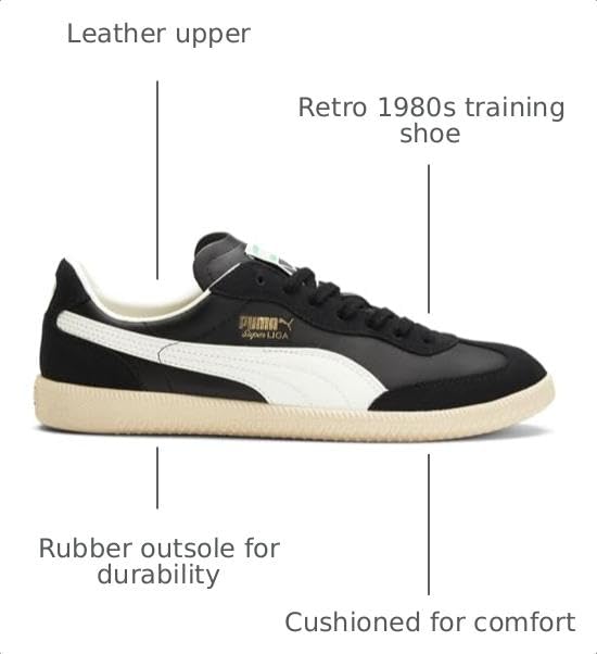 Image of PUMA Mens Super Liga Og Retro Lace Up Sneakers Shoes Casual