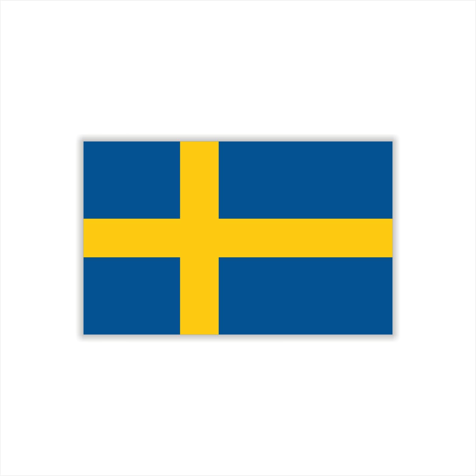 Womaha 30 Sheets Sweden Flag Temporary Tattoos for Kids Adults Fans Fake Face Tattoo Stickers, Blue Yellow