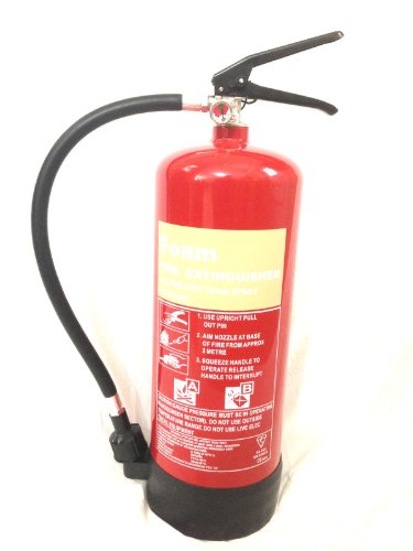 2kg CO2 Fire Extinguisher & 6 Litre Foam Fire Extinguisher with ID Signs