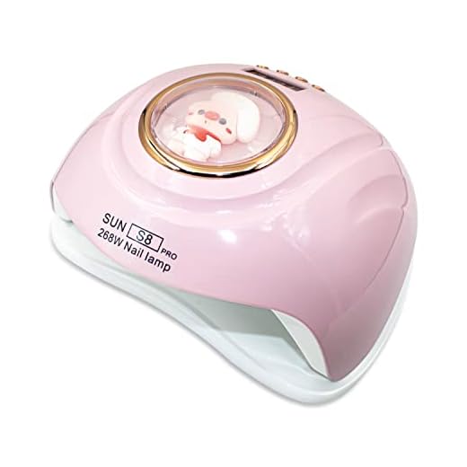 Cabine Estufa SUN S8 PRO LED UV 268W Unha Gel Acrigel Top Coat 57 LEDs Profissional Bivolt