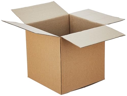 Image of BonKaso 3 Ply Corrugated Boxes for Packaging | 8 inchx8 inchx8 inch (Pack of 10) | Brown Cardboard Packing Box for Shipping, Moving & Storage | Cartons for Courier & Goods Transportation.