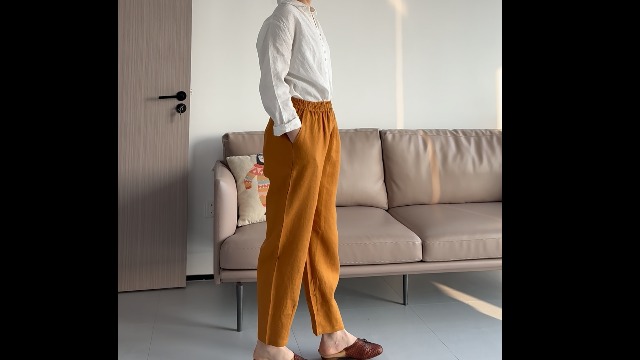 【AVALONE】TECHNICAL CROPPED WIDE TROUSERS AVALONE】TECHNICAL CROPPED WIDE TROUSERS