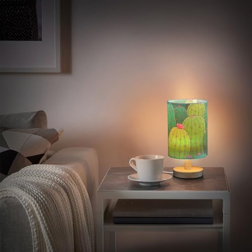 Lámpara de mesa cactus infantil con puerto USB miniatura 6