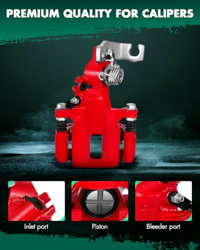 Image of SCITOO Rear Left Brake Caliper With Bracket 19-B2069 Compatible For Acura TSX 04-08 For Honda For Accord 98-07
