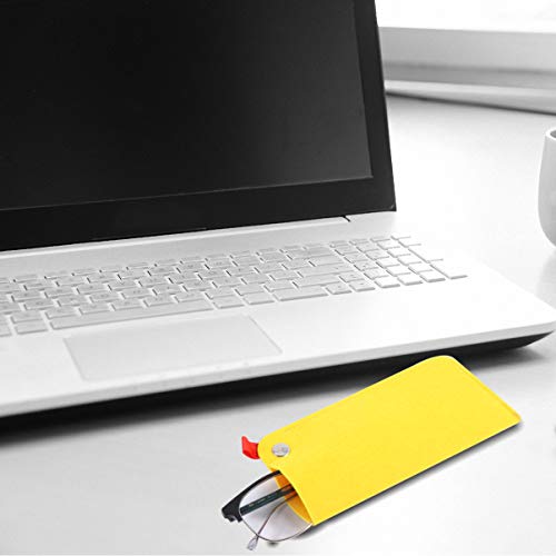 EXCEART Bolsa de Óculos Colorida Bolsa de Armazenamento de Óculos Bolsa de Feltro para Óculos 5 Unid