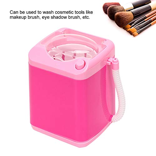 Uxsiya Elektrische mini-wasmachine, automatische make-up-borstelreiniger, kinderspeelgoed, mini-wasmachines voor make-up sponzen (roze) - Image 7