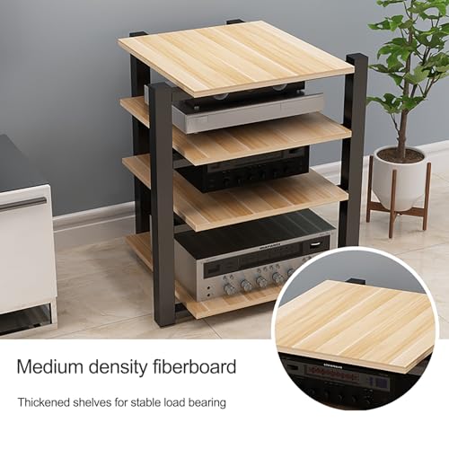 Meuble Tour multimédia blanc au design épuré pour composants audio d'exception