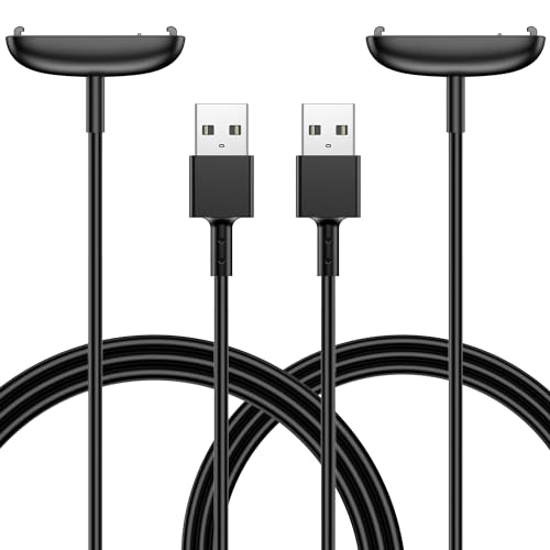 Fikslip Charger Cable Replacement for Fitbit Inspire 3 Watch, 3.3Ft 2 Pack