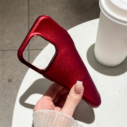 Étui en cuir de luxe et silicone liquide pour iPhone 15 Pro haut de gamme - 4