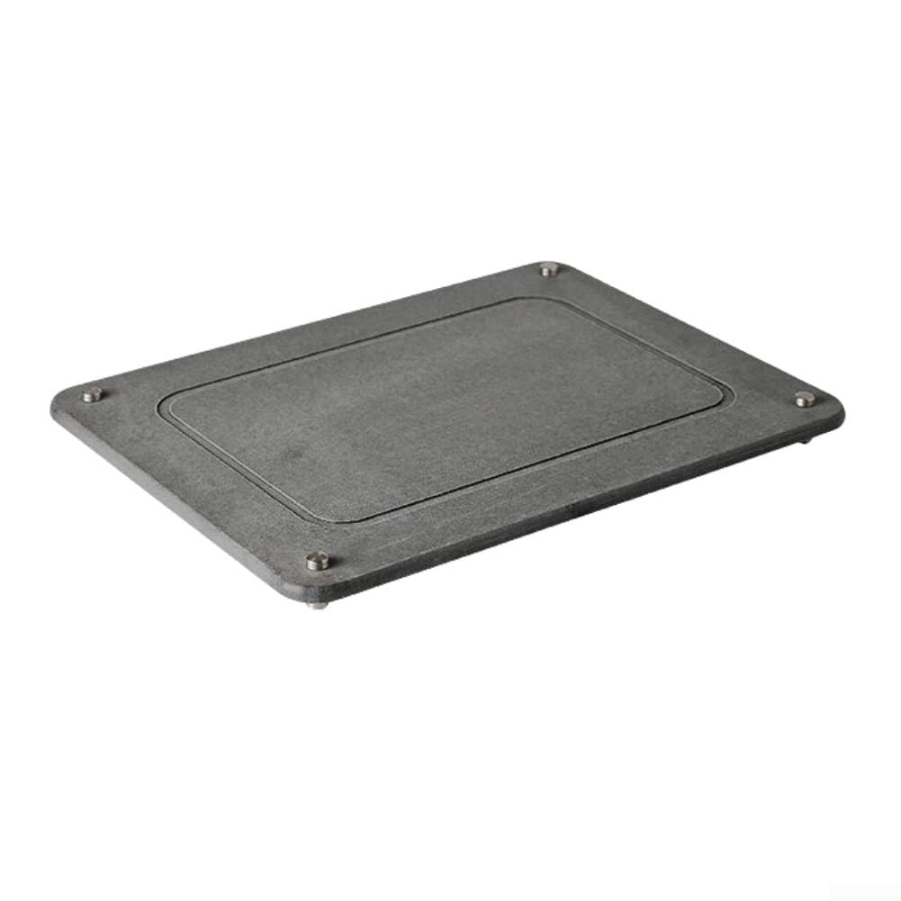 Tapis de séchage en diatomite pour comptoir de cuisine, dessous de verre absorbant l'eau, tapis égouttoir à vaisselle 30 x 40 x 2 cm (blanc)