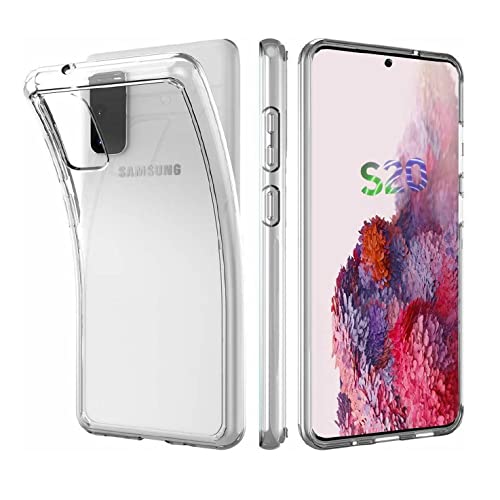 Image of Case Creation Brand - Mobile Cover for Samsung Galaxy S20 Plus (Soft & Flexible Back Case), Transparent