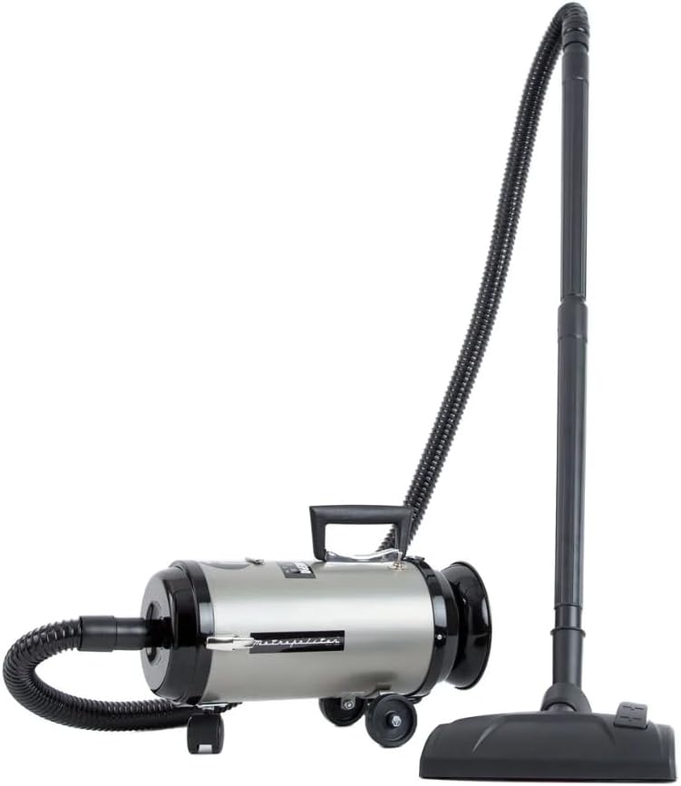 METROVAC OV4SNBF-200C Professional Evolution Compact Canister Vac, Powerful Home Vaccuum & Air Duster, Portable Cleaning Supplies, Accessories