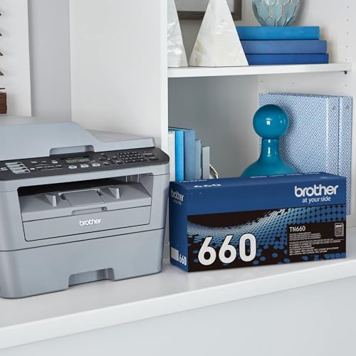 Image of Brother Genuine High Yield Toner Cartridge, TN660, Replacement Black Toner, Page Yield Up to 2,600 Pages, Amazon Dash Replenishment Cartridge, Black, (Pack of 3)