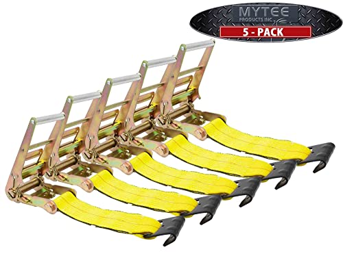 Mytee Products (5 Pack 4" Ratchet w/Flat Hook (No Strap)