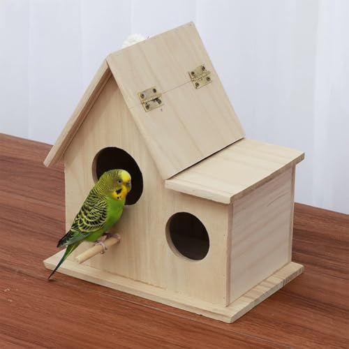 Cabane de nidification résistante aux intempéries en bois de qualité supérieure