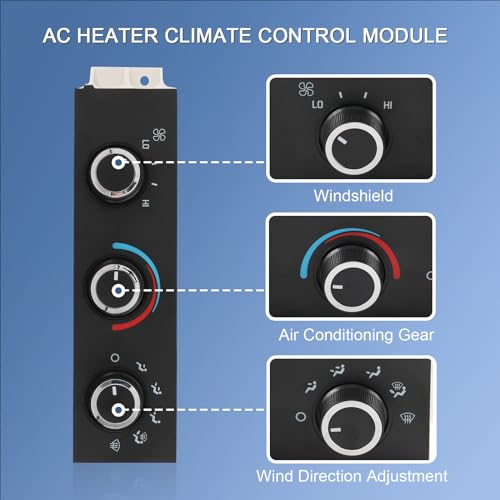 image for DICMIC Front A/C Heater Climate Control Module Compatible with 2001-20