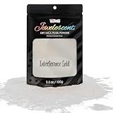 U.S. Art Supply Jewelescent Interference Gold Mica Pearl Powder Pigment, 2 oz (57g) Shaker Bottle - Cosmetic Grade, Non-Toxic Metallic Color Dye - Paint, Epoxy, Resin, Soap, Slime Making, Makeup, Art