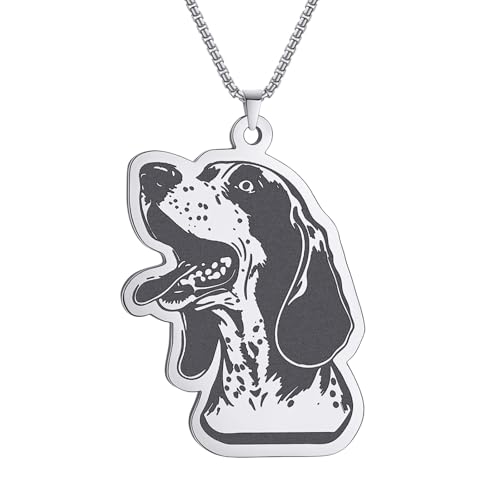 Collier pendentif pointeur allemand à poil court pour femmes et hommes