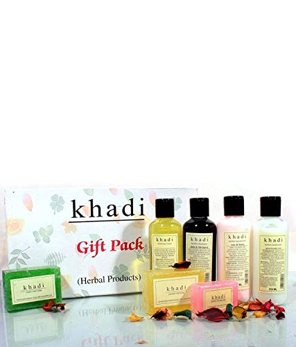 Herbigiri Khadi Herbal Gift Pack – Set of 7 | Natural Personal Care Combo | Premium Herbal Wellness Gift Hamper-image-0