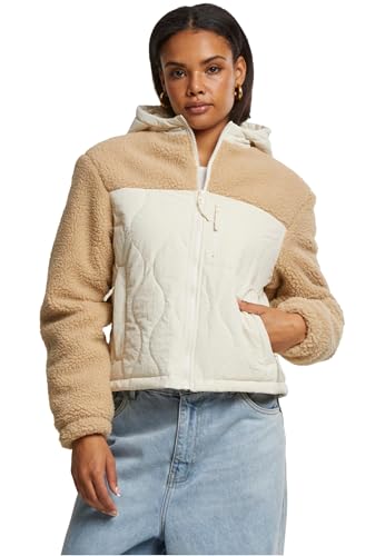 Veste Sherpa Crinkle Nylon Mix Urban Classics blouson chaud automne hiver femme