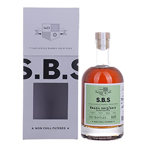 1423 S.B.S BRAZIL Rum Oloroso Cask Finish 2013/2017 45% Vol. 0,7l in Geschenkbox