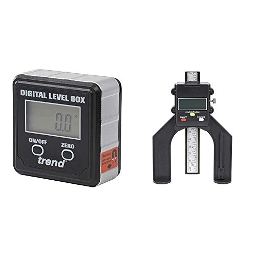 Trend - Trend DLB Digital Level Box, Black & GAUGE/D60 Digital Depth Gauge, 60mm Jaw - -5%