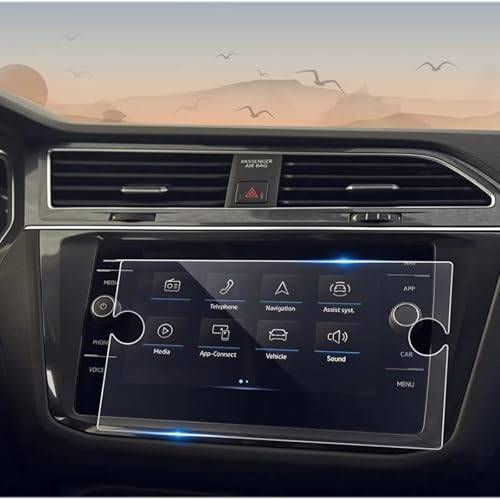 Verre trempé écran VW Jetta 8" : anti-rayures et clarté HD pour GPS