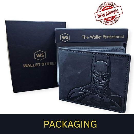 Image of Men's Genuine Leather Bifold Wallet with RFID Blocking | Slim Stylish Wallet for Men with Multiple Card Slots (Bl-Mirror)