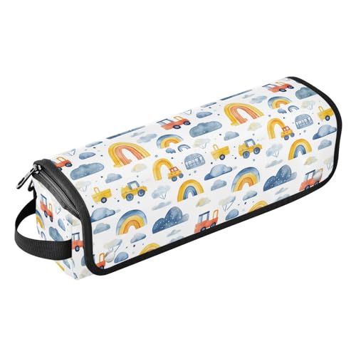 Bolsa organizadora de viaje para herramientas de cabello con tapete resistente al calor, capacidad grande, protección completa para planchas y rizadores miniatura 1