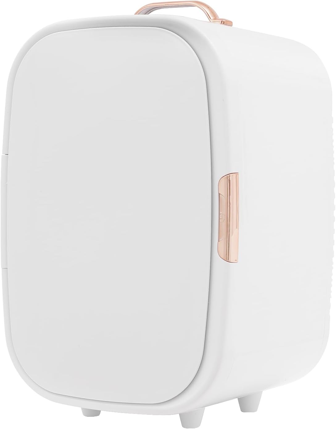 Skincare Fridge, 12 L Mini Cosmetics Refrigerator w/DC 12V ＆ AC 110V Interface, 4-60℃/39.2-140 ℉ Constant Temperature Control Women Skincare Fridge for Cosmetics, Skin Care and Food (White)