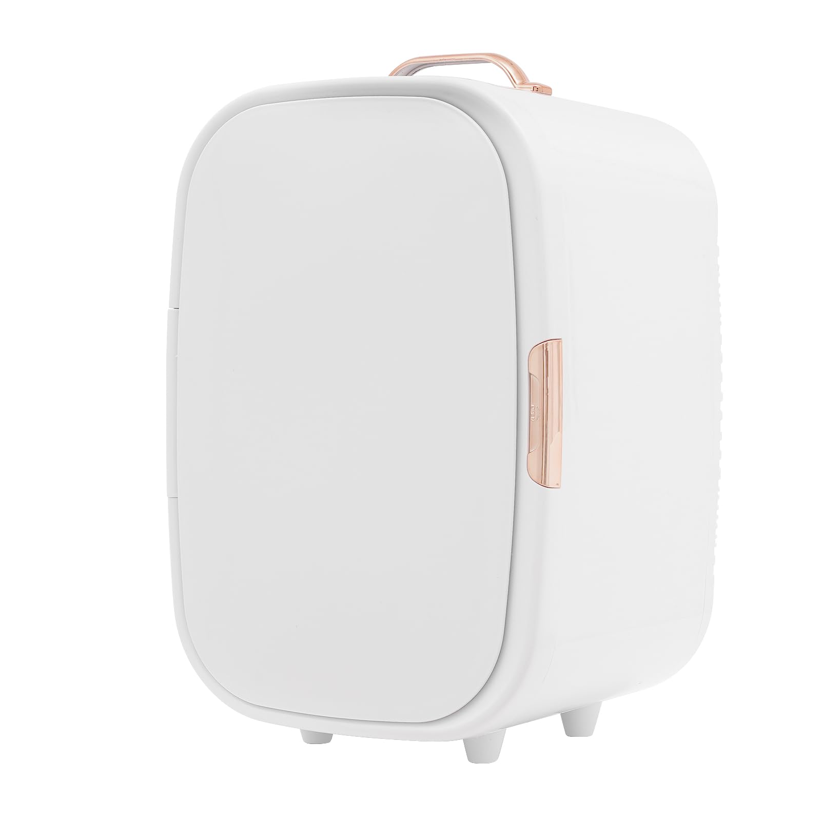 DilraTal Skincare Fridge 12L Mini Fridge for Bedroom, Portable Cooler & Warmer Compact Refrigerator for Cosmetics Skin Care