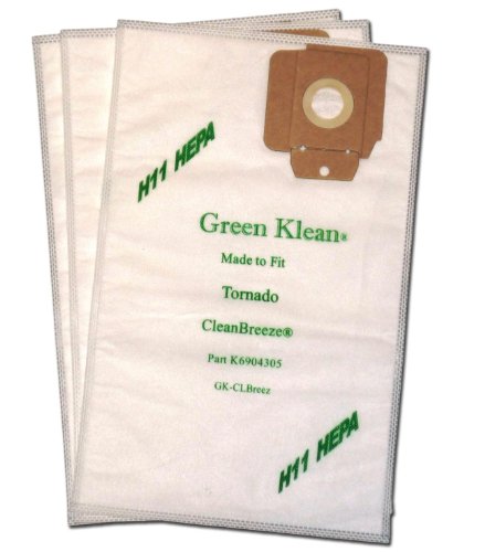 Green Klean GK-ClBreez H11 Tornado CV30 CV38 H11 HEPA�����p�|���@�o�b�O (100���p�b�N)