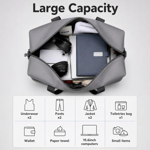 Image of CAVALO - Be Unique Premium Travel Duffle Bag for Men & Women | Water Resistant Weekender Gym Bag| Overnight Cabin Luggage Bag with Detachable Shoulder Strap