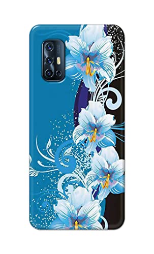 Image of PRINTFIDAA Beautiful Floral Design Printed Designer Hard Case for Vivo V17 Back Cover -(e) RPM1006